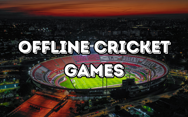 offline cricket games