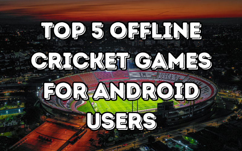 Top 5 Offline Cricket Games for Android Users